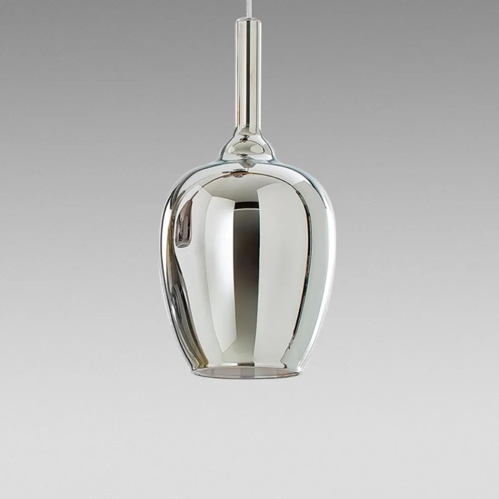 Lampade A Sospensione-Gea Luce Lampada a sospensione colore cromo ofelia
