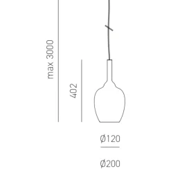 Lampade A Sospensione-Gea Luce Lampada a sospensione colore cromo ofelia