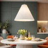 Lampade A Sospensione-Fabas Luce Lampada a sospensione cono bianco plastica vegetale cone