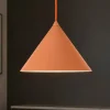 Lampade A Sospensione-Selezionato da Mazzolaluce Lampada a sospensione cono 26 cm arancione in metallo per cucina