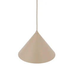 Lampade A Sospensione-Selezionato da Mazzolaluce Lampada a sospensione cono 26 cm metallo sabbia per cucina