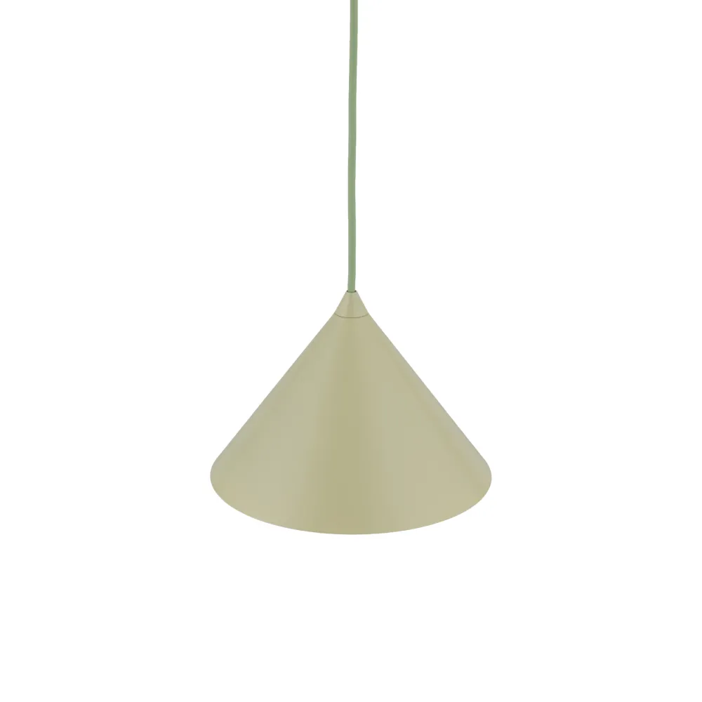Lampade A Sospensione-Selezionato da Mazzolaluce Lampada a sospensione cono 21 cm verde di metallo