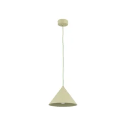Lampade A Sospensione-Selezionato da Mazzolaluce Lampada a sospensione cono 21 cm verde di metallo