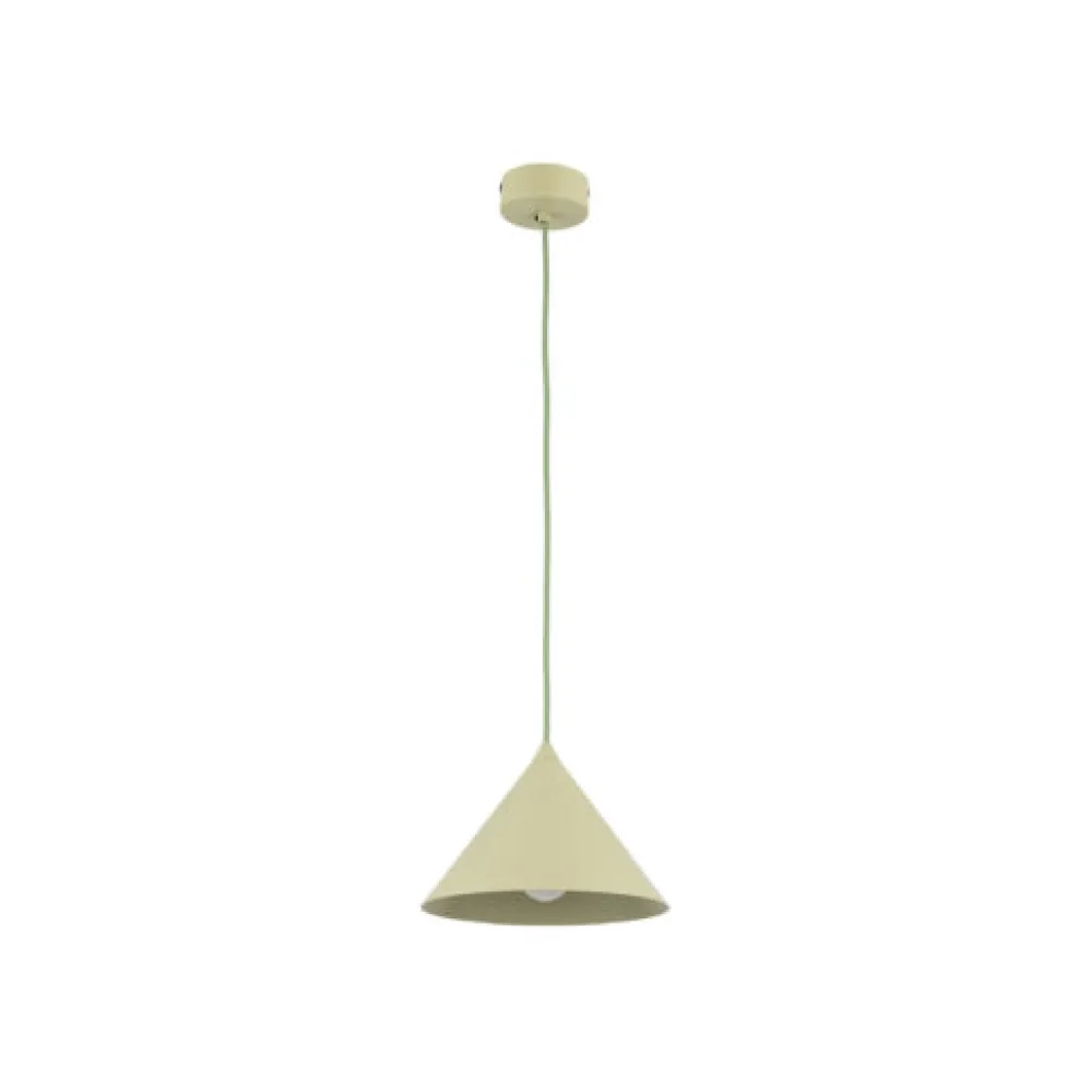 Lampade A Sospensione-Selezionato da Mazzolaluce Lampada a sospensione cono 21 cm verde di metallo