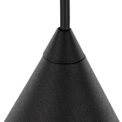 Lampade A Sospensione-Selezionato da Mazzolaluce Lampada a sospensione cono 21 cm di metallo nero per isola