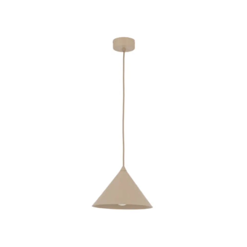 Lampade A Sospensione-Selezionato da Mazzolaluce Lampada a sospensione cono 21 cm sabbia per cucina