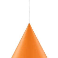 Lampade A Sospensione-Selezionato da Mazzolaluce Lampada a sospensione cono 32cm arancione