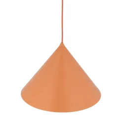 Lampade A Sospensione-Selezionato da Mazzolaluce Lampada a sospensione cono 33 cm arancione di metallo