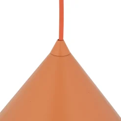 Lampade A Sospensione-Selezionato da Mazzolaluce Lampada a sospensione cono 33 cm arancione di metallo