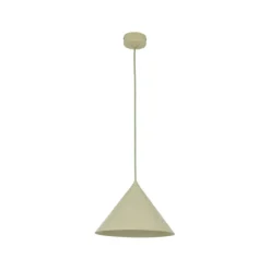 Lampade A Sospensione-Selezionato da Mazzolaluce Lampada a sospensione cono 26 cm verde in metallo per cucina
