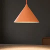 Lampade A Sospensione-Selezionato da Mazzolaluce Lampada a sospensione cono 21 cm arancione in metallo