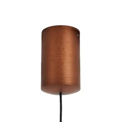 Lampade A Sospensione-Selezionato da Mazzolaluce Lampada a sospensione cono led dimmerabile colore rame