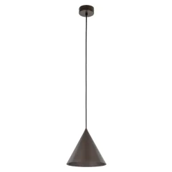 Lampade A Sospensione-Selezionato da Mazzolaluce Lampada a sospensione cono marrone 21 cm per isola cucina