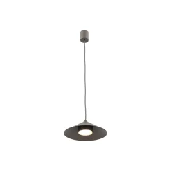Lampade A Sospensione-Selezionato da Mazzolaluce Lampada a sospensione cono metallo marrone 23 cm per isola cucina