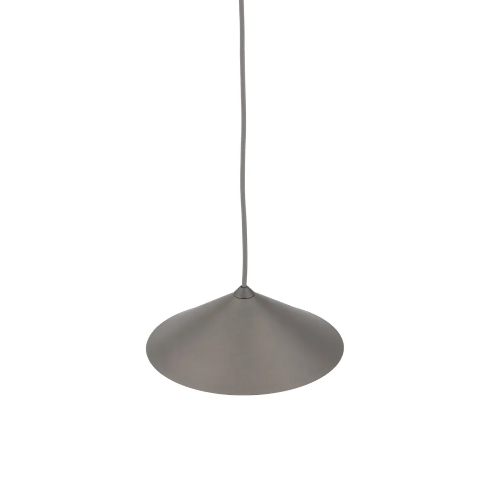 Lampade A Sospensione-Selezionato da Mazzolaluce Lampada a sospensione cono metallo marrone 23 cm per isola cucina