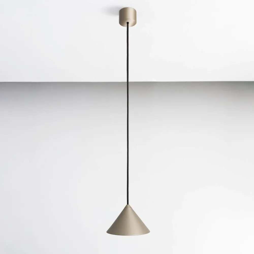 Lampade A Sospensione-Vivida International Lampada a sospensione cono sabbia per tavolo vivida luminelle
