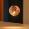 Lampade A Sospensione-Ondaluce Lampada a sospensione contemporanea vetro 24cm rame bella