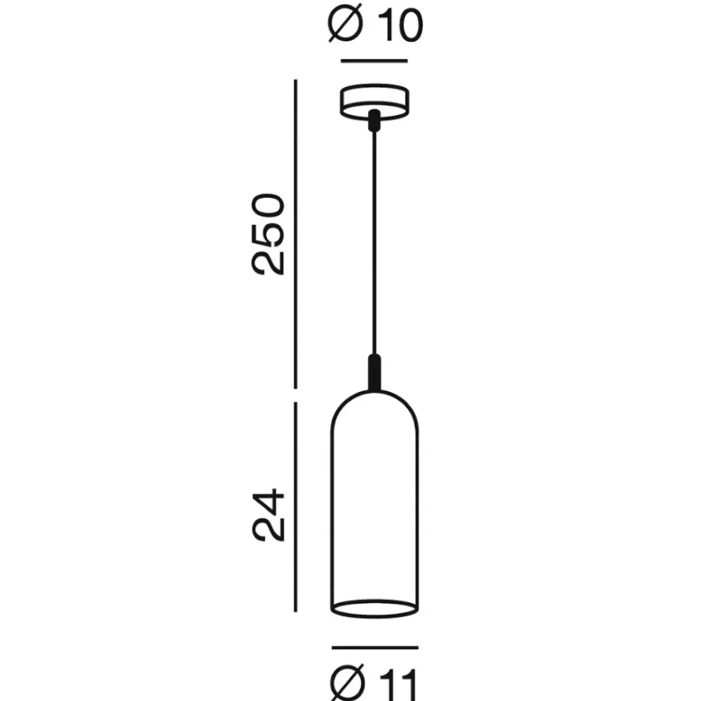 Lampade A Sospensione-Perenz Illuminazione Lampada a sospensione coro perenz vetro trasparente small per penisola