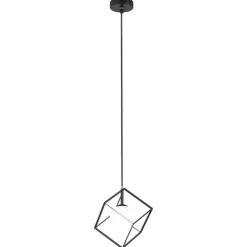 Lampade A Sospensione-Perenz Illuminazione Lampada a sospensione cube nero 15cm
