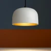 Lampade A Sospensione-Perenz Illuminazione Lampada a sospensione cupola bianco oro yelmo perenz