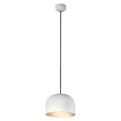 Lampade A Sospensione-Perenz Illuminazione Lampada a sospensione cupola bianco oro yelmo perenz