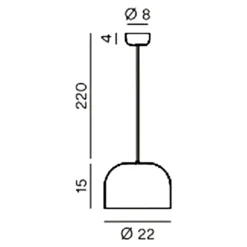 Lampade A Sospensione-Perenz Illuminazione Lampada a sospensione cupola bianco oro yelmo perenz