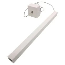 Lampade A Sospensione-Affralux Lampada a sospensione da comodino squadrata bianca led 3w 3000k