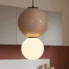 Lampade A Sospensione-Selezionato da Mazzolaluce Lampada a sospensione da cucina sfera porcellana led 3000k