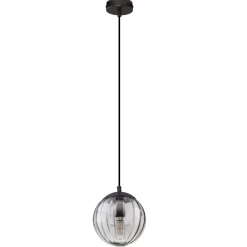 Lampade A Sospensione-Selezionato da Mazzolaluce Lampada a sospensione da cucina con sfera in vetro lavorato