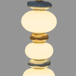 Lampade A Sospensione-Selezionato da Mazzolaluce Lampada a sospensione da cucina moderna in porcellana e vetro