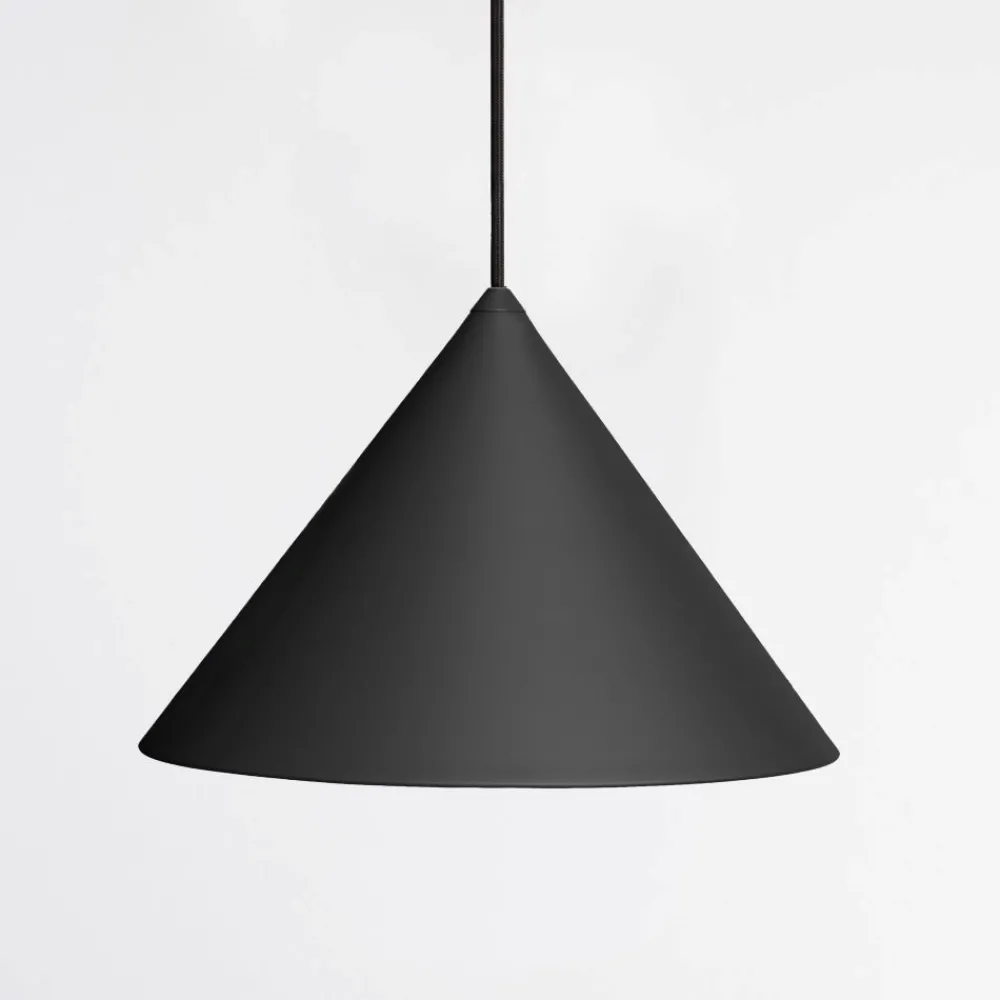 Lampade A Sospensione-Vivida International Lampada a sospensione design cono antracite vivida luminelle 30cm