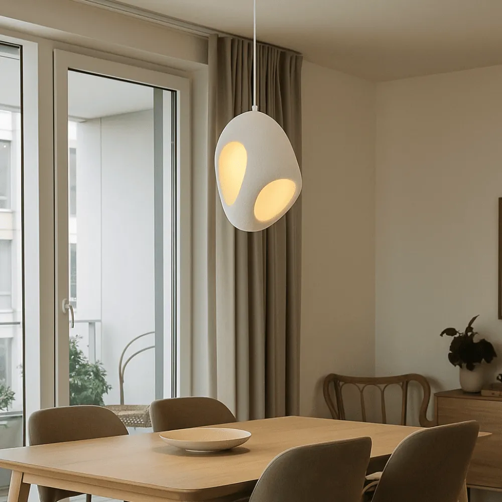 Lampade A Sospensione-Selezionato da Mazzolaluce Lampada a sospensione design moderno resina bianca