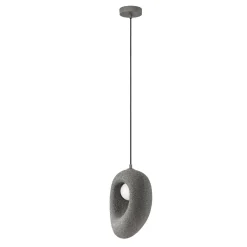 Lampade A Sospensione-Selezionato da Mazzolaluce Lampada a sospensione design japandi wabi sabi grigio antracite