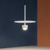 Lampade A Sospensione-Selezionato da Mazzolaluce Lampada a sospensione design moderna bianca led 3000k per isola penisola