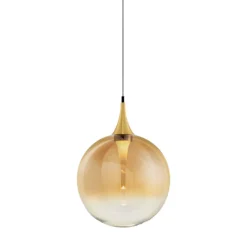 Lampade A Sospensione-Selezionato da Mazzolaluce Lampada a sospensione design sfera in vetro led 3000k