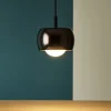 Lampade A Sospensione-Selezionato da Mazzolaluce Lampada a sospensione design moderna sfera cromo scuro