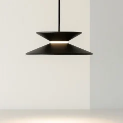 Lampade A Sospensione-Selezionato da Mazzolaluce Lampada a sospensione design moderna nero oro led 5w 3000k
