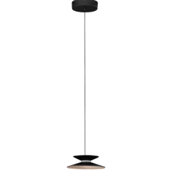 Lampade A Sospensione-Selezionato da Mazzolaluce Lampada a sospensione design moderna nero oro led 5w 3000k