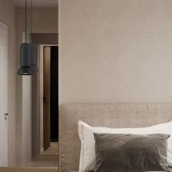 Lampade A Sospensione-Selezionato da Mazzolaluce Lampada a sospensione di ceramica nera design moderna