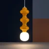 Lampade A Sospensione-Selezionato da Mazzolaluce Lampada a sospensione di ceramica arancione moderna