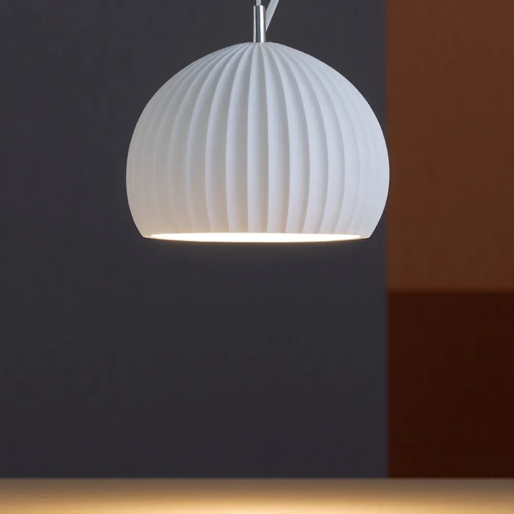 Lampade A Sospensione-Perenz Illuminazione Lampada a sospensione di gesso bianco verniciabile minea perenz