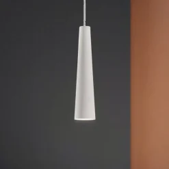 Lampade A Sospensione-Selezionato da Mazzolaluce Lampada a sospensione di gesso bianco