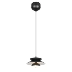 Lampade A Sospensione-Selezionato da Mazzolaluce Lampada a sospensione di metallo design nera per isola penisola