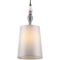 Lampade A Sospensione-Selezionato da Mazzolaluce Lampada a sospensione di tessuto ceramica per camera da letto