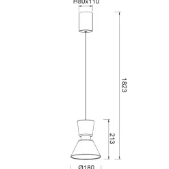Lampade A Sospensione-Selezionato da Mazzolaluce Lampada a sospensione di vetro led 3000k oro luce biemissione