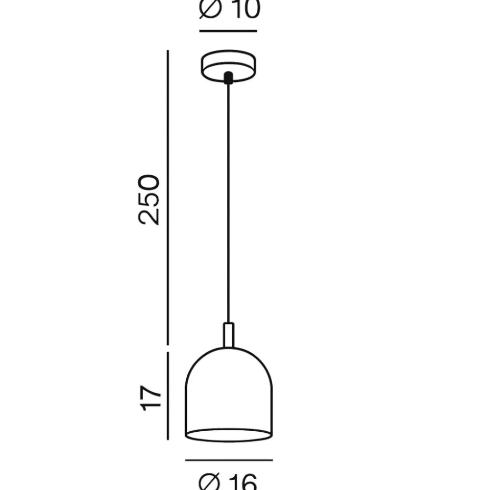 Lampade A Sospensione-Perenz Illuminazione Lampada a sospensione di vetro fume specchiato per isola coro perenz