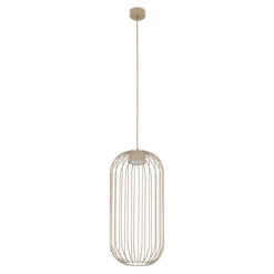 Lampade A Sospensione-Selezionato da Mazzolaluce Lampada a sospensione gabbia di metallo sabbia design moderno