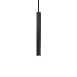 Lampade A Sospensione-Ideal Lux Lampada a sospensione ultrathin sp d040 square on-off led 3000k
