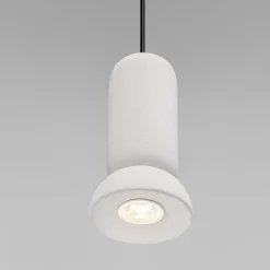Lampade A Sospensione-Selezionato da Mazzolaluce Lampada a sospensione in ceramica bianco opaco moderna per comodini