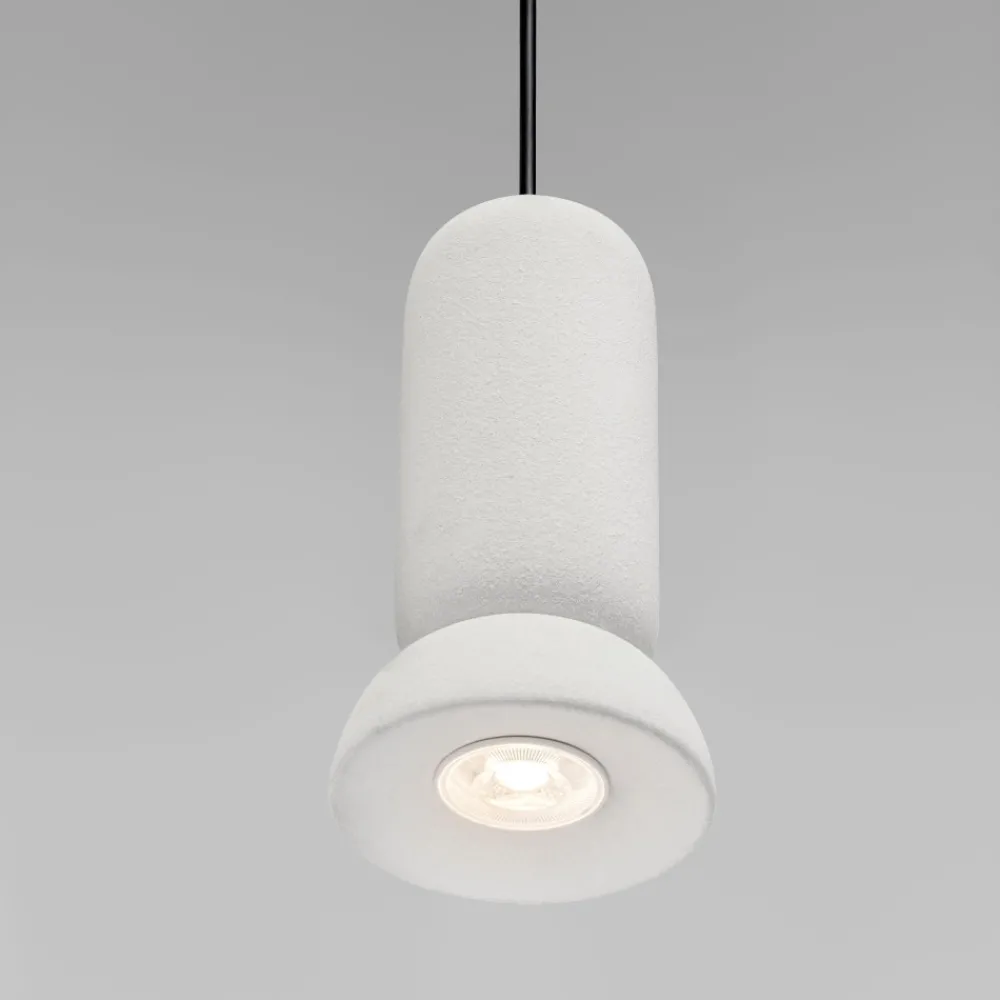 Lampade A Sospensione-Selezionato da Mazzolaluce Lampada a sospensione in ceramica bianco opaco moderna per comodini